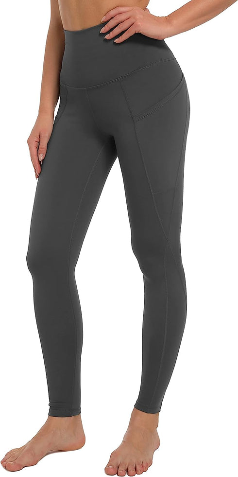 Women High Waisted Stretchy Leggings with Pockets Buttery Soft Workout Yoga Pants